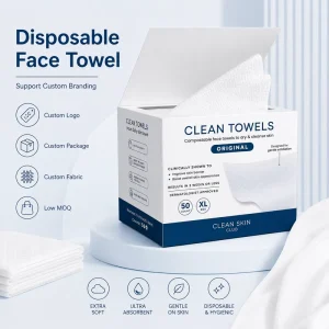 Portable Travel Disposable Facial Towels, Soft Face Wipes for Outdoor Trips and Skincare Cleansing