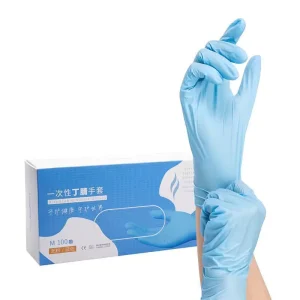 Powder-Free Latex-Free Vinyl-Nitrile Blend Disposable Gloves for Examination