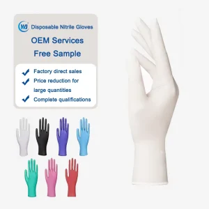 Powder-Free Nitrile Disposable Gloves for Nail and Barber Shops