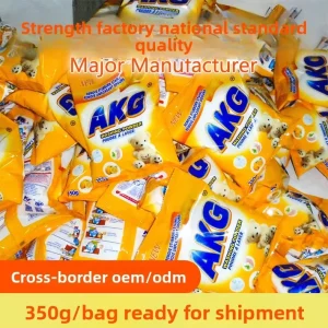 Power Clean Laundry Detergent Economical Pack Home Use 350g Natural Fragrance Removes Clothes’ Odors Yellow Stains Bagged Color