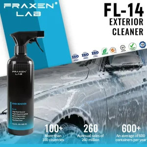 Powerful Car Exterior Cleaner Spray Multi Purpose Foam Degreaser Removes Dirt Tar and Bugs Restores Shine Auto Detailing Wash Care