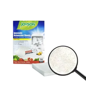 Powerful Dishwashing Sheet Kraft Paper Dishwasher Detergent Sheets for Tea and Coffee Stains
