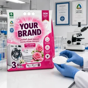 Powerful OEM Eco Friendly High Foam Laundry Detergent Powder 13% 20% Ingredient Floral Lemon Lavender Jasmine