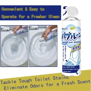 Powerful Stain Removal Toilet Foam Spray Anti-Splash Fresh Scent Bathroom Cleaner