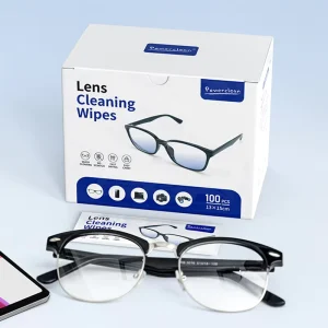 Pre-Moistened Eyeglass and Optical Lens Cleaning Wipes