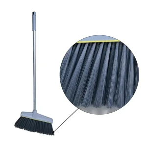 Premium 2 in 1 Steel Broomstick with PP Broom Head Soft Bristles Dustpan Combo Set Household Sweeping Goods Broom Manufacturer
