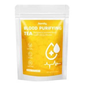 Premium Blood Purifying Tea 10 Bags Cleanse Toxins Natural Vegan Loose Tea Circulation Support Bulk Box
