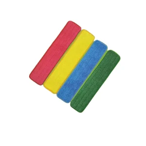 Premium Color Coded Super Absorbent Microfiber Reusable Flat Mop Pads for Home Office Kitchen Floor Cleaning