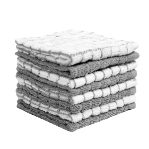 Premium Cotton Dish Cloths Dish Towels for Kitchen Light and Soft Quick Drying Dish Rags for Cleaning Highly Absorbent