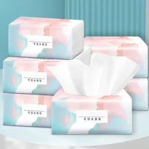 Premium Disposable Facial Tissues Strong Absorbent Virgin Wood Pulp Soft Skin friendly Facial Tissue for Home Office