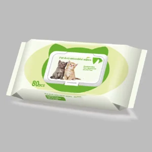 Premium Eco Friendly Dog Grooming Wipes Alcohol Free Antibacterial Cleansing Wipes for Pet Care