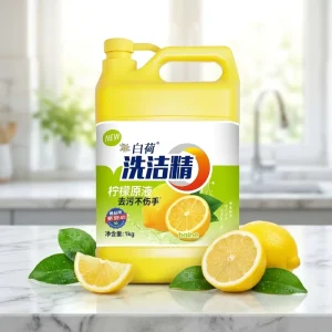 Premium Formula Antibacterial Dishwashing Liquid Lemon Aroma Heavy Degreaser Eco friendly Phosphate Free Fruit Vegetable