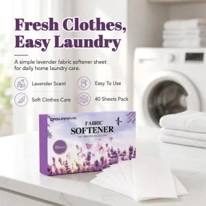Premium Fragrance Dryer Sheets Wrinkle Release Anti static Fabric Softening Sheets Fresh Scent Clothes Drying Paper
