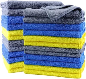 Premium Lint Free Absorbent Microfiber Cleaning Towels Reusable Rags For Car Kitchen Household Dish Washing