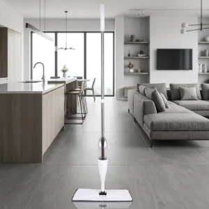 Premium Microfiber Large Capacity Refillable Water Tank 360 Swivel Stainless Steel Wet Dry Multipurpose Household Spray Mop