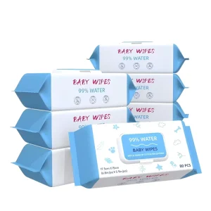 Premium Quality Alcohol Free Soft Wet Wipes Baby Wipes Waterwipe Water Wipes Hygiene Products for Daily Skin Care