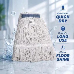 Premium Quick Dry Absorbent Cotton Mop Refill for Household Floor Shine Cleaning
