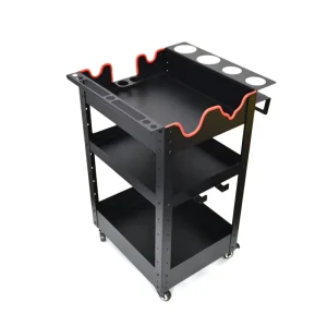 Premium Rolling Detailing Cart Car Detailing Trolley for Car Polishing Cleaning Washing Car Care Products