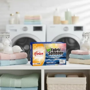 Premium Series Eco-Friendly Solid Disposable Fabric Softener Sheets Apparel 80%+ Active Ingredients Laundry Dryer Floral