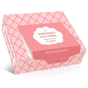 Premium Soft Cotton Tissue Biodegradable Facial Towels for Daily Use Portable Box Ideal for Home Office and Travel