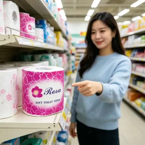 Premium Soft Disposable Flushable Eco Friendly Virgin Wood Pulp Standard Roll Toilet Tissue Paper for Hotel Public Restroom