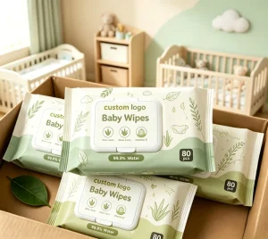 Premium Super Soft Golden Supplier Manufacturer Custom Logo Alcohol Free Pure Water Non Woven Cleansing Baby Wipes