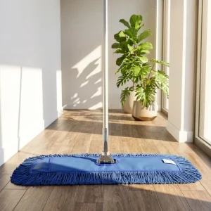 Premium Wide Cotton Yarn Dust Mop for Universal Threaded Rod Commercial Lobby Cleaning