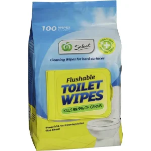 Premoistened Extra-Soft Nonwoven Fragrance-Free Flushable Toilet Wipes