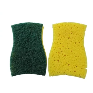 Price Double Sided Powerful Dishwashing Scrub Sponge Heavy Duty Scouring Pad Kitchen Cleaning Sponges