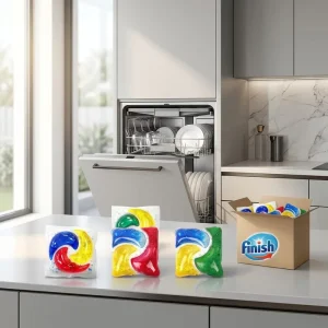 Price XiongCi Dishwasher Detergent Pods 3 in 1 Removes Tough Grease Grime Leaves Shiny Surfaces 30% 50% Active