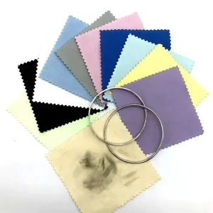 Printed Microfiber Jewelry Polishing Cloth for Silver and Gold Jewelry