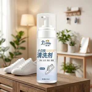 Private Biological Enzyme Based Foam White Shoe Cleaner Effective Dirt Stain Removal Eco Friendly Anti Yellowing Foam Cleaner