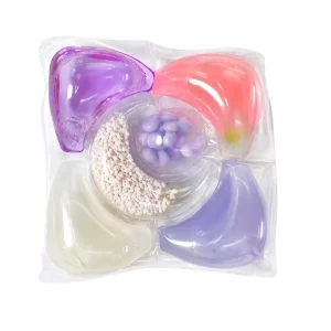 Private Label 6-Chamber Laundry Pods 10-12g Eco-Friendly Biodegradable Plant-Based Long-Lasting Fragrance Concentrated Washing Pods