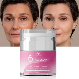 Private Label 6 in 1 Day Firm Whitening Glowing Moisturizing Lighten Anti Aging Wrinkle Vitamin C Retinol Moisturizer Face Cream