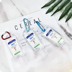 Private Label Anti Bacterial Liquid Hand Gel 30ml Label Hand Sanitizer Clip Key Chain Sanitizers 100ml 500 ml Bulk Gel Alcohol