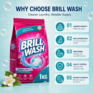 Private Label Apparel Laundry Powder OEM Deep Cleaning Stain Remover Customized Color Packaging Small