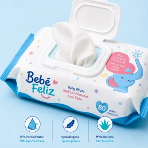 Private Label Baby Wipes with Aloe Vera and Pure Water