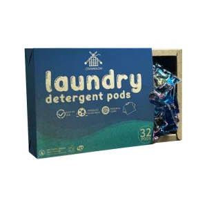Private Label Biodegradable Natural Laundry Detergent Pods 3-in-1 Gel Beads for Apparel
