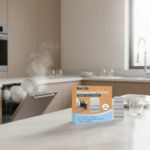 Private Label Disposable Eco Friendly Dishwasher Cleaning Tablets with Deep Cleaning Function 20g Detergent for Dishwasher