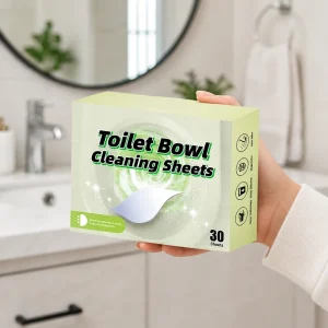 Private Label Disposable Toilet Cleaning Slices Eco Friendly Toilet Bowl Cleaner Sheets Quick Dissolving Tablets