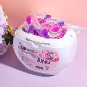 Private Label Eco-Friendly 4in1 Gel Laundry Pods Factory Direct OEM Disposable Capsules Supplier Customize