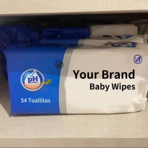 Private Label Eco Friendly Baby Wet Wipes OEM Factory Soft Water Based Spunlace Biodegradable Hypoallergenic Custom