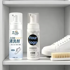 Private Label Eco Friendly Bio enzyme Technology Anti Yellowing Cleaning White Shoe Disposable Dry Cleaning Spray Foam Neutral