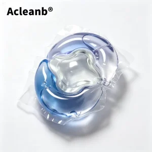 Private Label Eco Friendly Disposable Triple Chamber Laundry Pods for Apparel with Custom Packaging