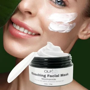 Private Label Fast Bleaching Face Whitening Mask Cream Custom Logo Hydrating Quick Whitening Brightening Creamy Face Mask
