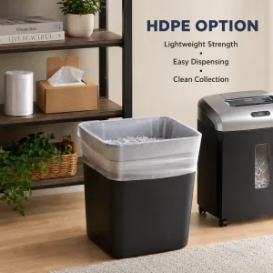 Private Label Flat Trash Bags for Indoor Garbage Bins Custom Film Thickness Color and Pack Quantity