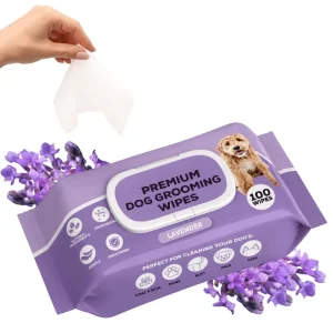 Private Label Hypoallergenic Dog Grooming Wet Wipes Body Deodorizing Pet Wipes for Paws Ears Butt