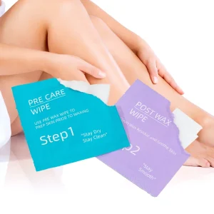 Private Label Individually Wrapped Cleansing Wipes Plant-Based Pre & Post Wax Soothing Cleaning