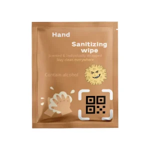 Private Label Individually Wrapped Packet Travel Size Sanitizing Hand Cleansing Wipes