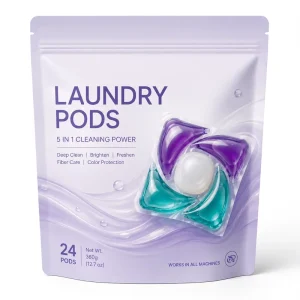 Private Label Laundry Detergent Pods Strong Stain Removal Eco-Friendly Manufacturer